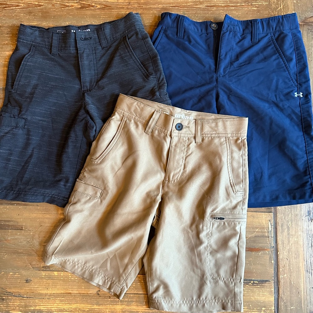 Lot of 3. Boys shorts. Size Medium. Excellent condition. Hardly worn